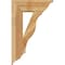 Ekena Millwork Funston Traditional Rough Sawn Bracket, Western Red Cedar, 6"W x 22"D x 34"H BKT06X22X34FST01RWR - alternate 2
